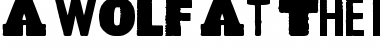 Download A Wolf At The Door Font Download A Wolf At The Door Font