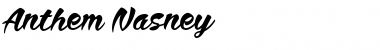 Download Anthem Nasney Font