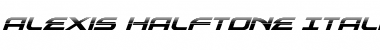 Download Alexis Halftone Italic Font Download Alexis Halftone Italic Font