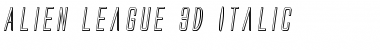 Download Alien League 3D Italic Font Download Alien League 3D Italic Font