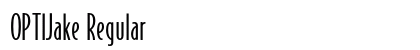 OPTIJake Regular Preview