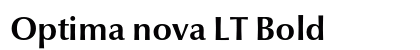 Optima nova LT Bold preview