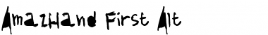 Download AmazHand_First_Alt Font