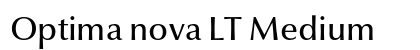 Optima nova LT Medium Preview