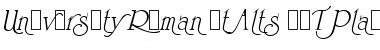 Download University Roman It Alts LET Font Download University Roman It Alts LET Font
