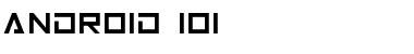 Android 101 Regular Font