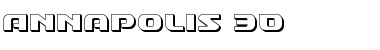 Annapolis 3D Regular Font