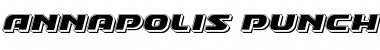 Annapolis Punch Italic Italic Font