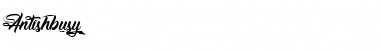 Antishbusy Regular Font Antishbusy Regular Font