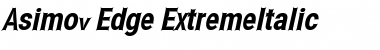 Asimov EdgeExtremeIt Font