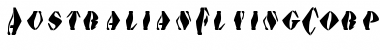 AustralianFlyingCorpsStencilSE Regular Font