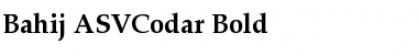 Download Bahij ASVCodar Font