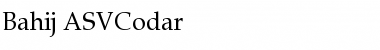 Download Bahij ASVCodar Font