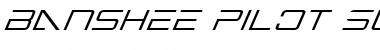 Banshee Pilot Super-Italic Italic Font