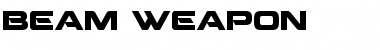 Beam Weapon Regular Font