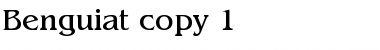 Benguiat Normal Font