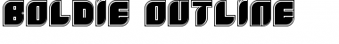 Boldie Outline Outline Font