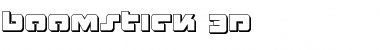 Boomstick 3D Regular Font