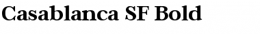 Casablanca SF Bold Font