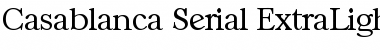 Download Casablanca-Serial-ExtraLight Font