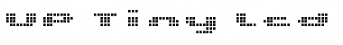 UP Tiny lcd four 8 Regular Font