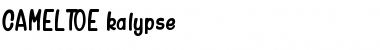 CAMELTOE kalypse Regular Font