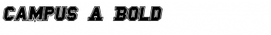 Download Campus A Font Download Campus A Font