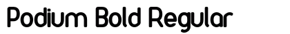 Podium Bold Regular Preview
