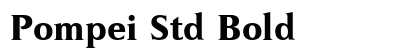 Pompei Std Bold preview
