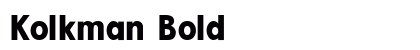 Kolkman Bold preview
