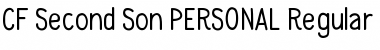 Download CF Second Son PERSONAL Font Download CF Second Son PERSONAL Font