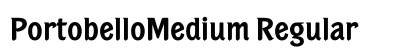 PortobelloMedium Regular preview