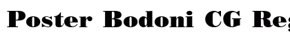 Poster Bodoni CG Regular preview