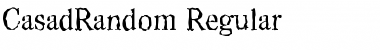 CasadRandom Regular Font