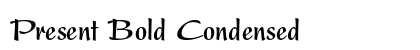 Present Bold Condensed preview