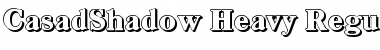 Download CasadShadow-Heavy Font