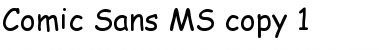 Comic Sans MS Regular Font