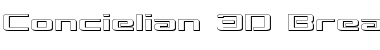 Download Concielian Break 3D Font