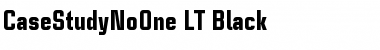 Download CaseStudyNoOne LT Font