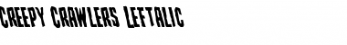 Download Creepy Crawlers Leftalic Font