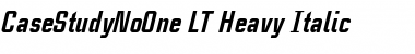 Download CaseStudyNoOne LT Font