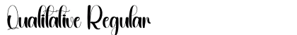 Qualitative Regular preview