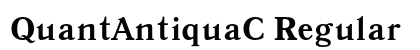 QuantAntiquaC Regular preview