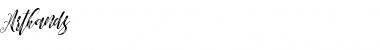 Arthands Regular Font