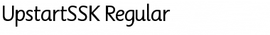 UpstartSSK Regular Font