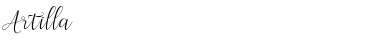 Artilla Script Regular Font
