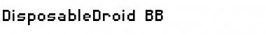 Download DisposableDroid BB Font