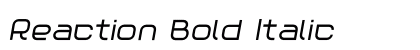 Reaction Bold Italic preview