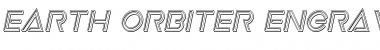 Earth Orbiter Engraved Italic Italic Font