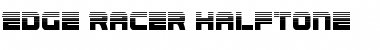 Edge Racer Halftone Regular Font